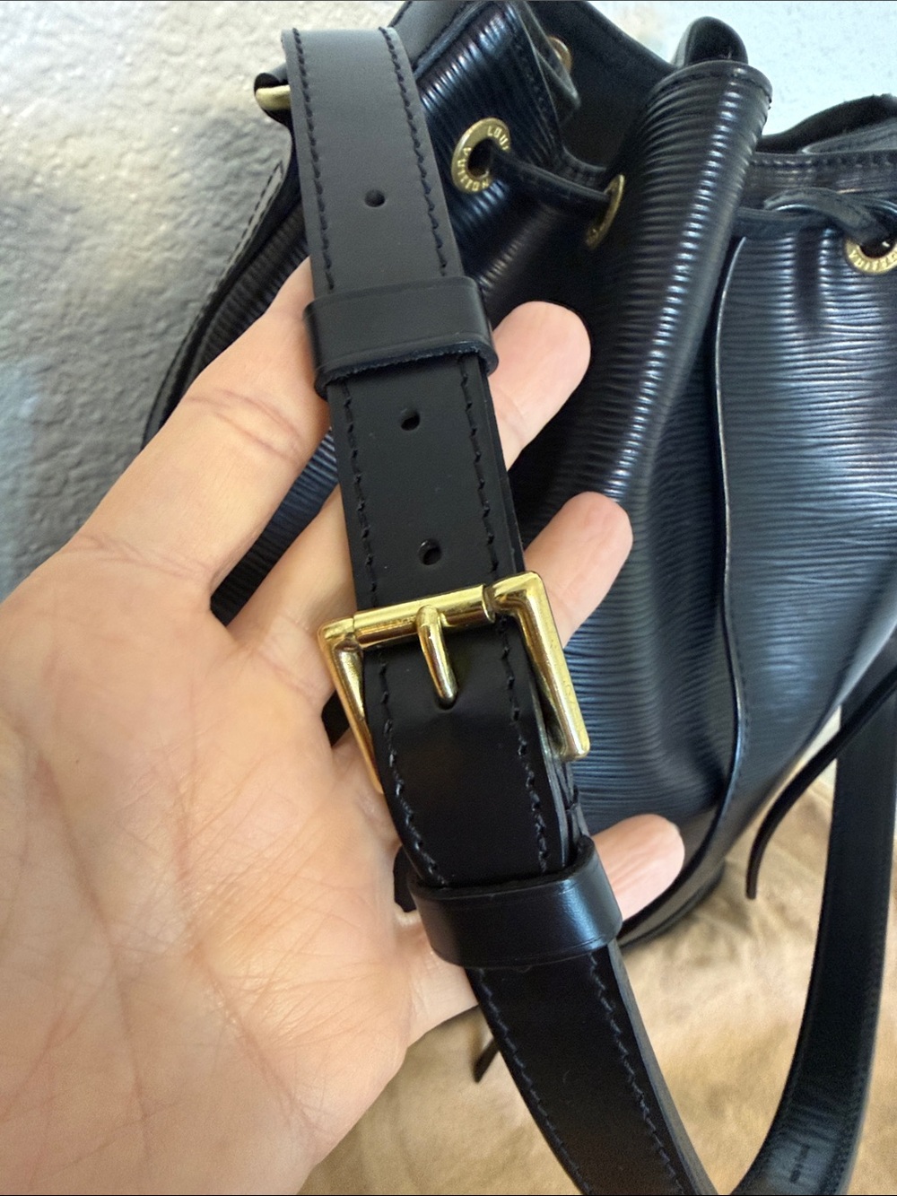 Louis Vuitton Noé Epi Leather Bucket Bag Grand Modéle vintage 2000 - Picture 3 of 13